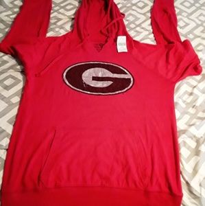 Women's  Georgia  Bulldogs Long Sleeve Hoodie